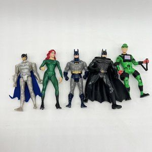 DC Comics Batman Action Figure Mixed Lot Of‎ 5 Riddler Poison Ivy Toys